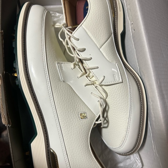 Jon Buscemi Men’s Gallivanter G/Lock Pebble Leather Camo Golf Shoe 
 Size 11.5 - Picture 2 of 5